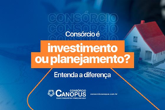 Consórcio é investimento ou planejamento? Entenda a diferença